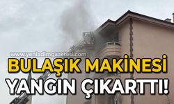 Bulaşık makinesi yangın çıkarttı