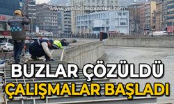 Buzlar çözüldü, çalışmalar yeniden başladı