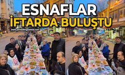 Esnaflar iftarda buluştu