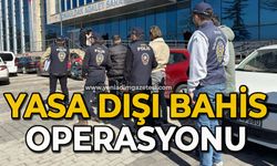 Zonguldak'ta yasa dışı bahis operasyonu!