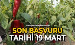 19 Mart başvuru için son gün