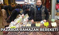 Pazarda Ramazan bereketi yaşandı