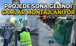 Projede sona gelindi: Camlar montajlanıyor