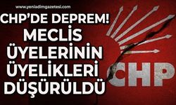 CHP’de deprem: Meclis üyelerinin üyelikleri düşürüldü