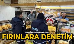 Zabıtalardan fırınlara denetim