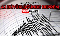 4,1 büyüklüğünde deprem