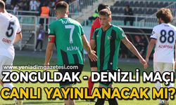 Zonguldakspor FK - Denizlispor maçı canlı yayınlanacak mı?