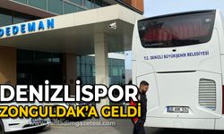 Denizlispor Zonguldak'a geldi