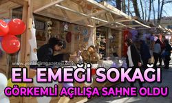 Çaycuma'da El Emeği Sokağı görkemli bir açılışa sahne oldu