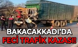 Bakacakkadı'da feci kaza