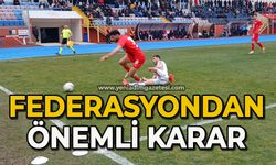 Federasyondan önemli karar