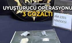 Uyuşturucu operasyonları: 3 gözaltı