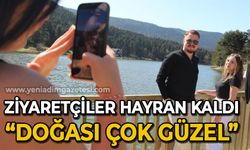 Ziyaretçiler Gölcük’e hayran kaldı: "Doğası çok güzel, tertemiz"