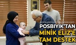 Halil Posbıyık'tan Eliz Bebek'e tam destek