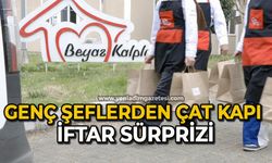 Genç şeflerden çat kapı iftar sürprizi