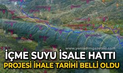 İçme suyu isale hattı projesi ihale tarihi belli oldu