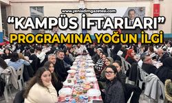 “Kampüs İftarları” programına yoğun ilgi