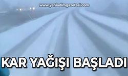 Yüksek kesimlerde kar yağışı başladı