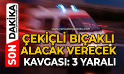 Çekiçli bıçaklı alacak verecek kavgası: 3 yaralı