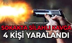 Sokakta silahlı kavga: 4 yaralı