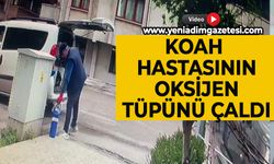 KOAH hastasının oksijen tüpünü çaldı