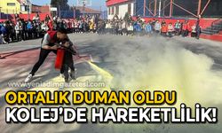 Kolej'de hareketlilik: Ortalık duman oldu!