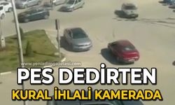 Pes dedirten trafik ihlali kamerada