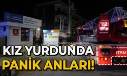 Kız yurdunda yangın paniği