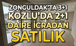 Zonguldak’ta 3+1, Kozlu’da 2+1 daire icradan satılık