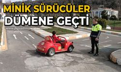 Minik sürücüler dümene geçti