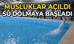 Musluklar açıldı su dolmaya başladı