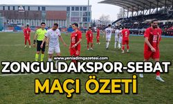 Zonguldakspor-Sebat maçı özeti