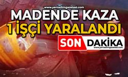 Madende kaza: 1 işçi yaralandı