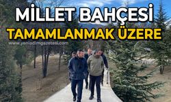 Millet Bahçesi tamamlanmak üzere