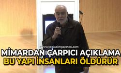 Hastanenin mimarından çarpıcı iddialar: "Bu yapı insanları öldürür"