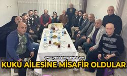 Kuku ailesinin iftarda misafiri oldular