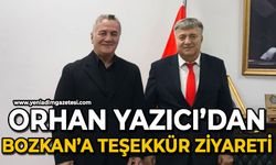 Orhan Yazıcı'dan Osman Bozkan'a teşekkür ziyareti