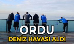 Ordu Zonguldak'ta deniz havası aldı