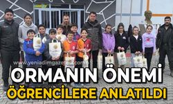 Gümeli’de "Dersimiz Orman" etkinliği, ormanın önemi öğrencilere anlatıldı