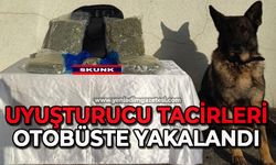 Uyuşturucu tacirleri otobüste yakalandı