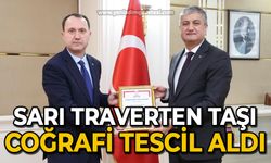 Sarı Traverten Taşı Coğrafi İşaret Tescili aldı