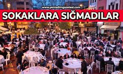 Sokaklara sığmadılar