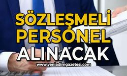 Sözleşmeli personel alınacak