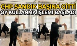 CHP sandığa gitti: Oy kullanma işlemi başladı