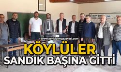 Köylüler sandık başına gitti