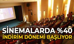 Sinemada yüzde 40 indirimli bilet dönemi başlıyor