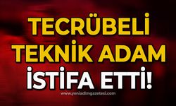 Tecrübeli teknik adam istifa etti