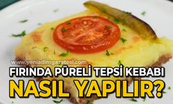 Fırında Püreli Tepsi Kebabı nasıl yapılır?