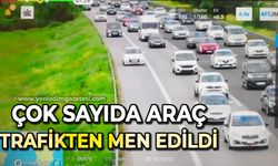 Son bir haftada 230 araç trafikten men edildi