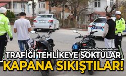 Trafiği tehlikeye sokan motosiklet sürücülerine 11 bin 467 TL para cezası